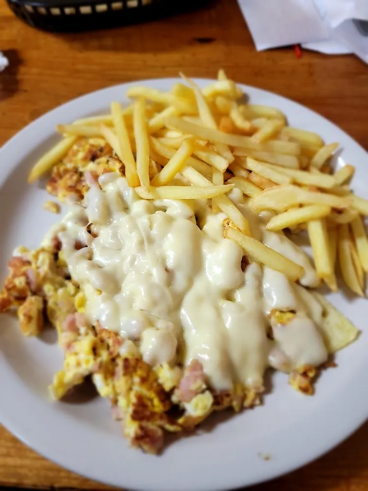 Huevos Revueltos Con Jamón Y Queso